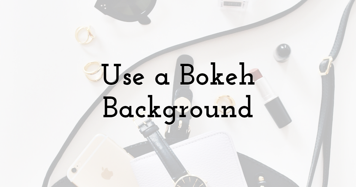 Use a Bokeh Background