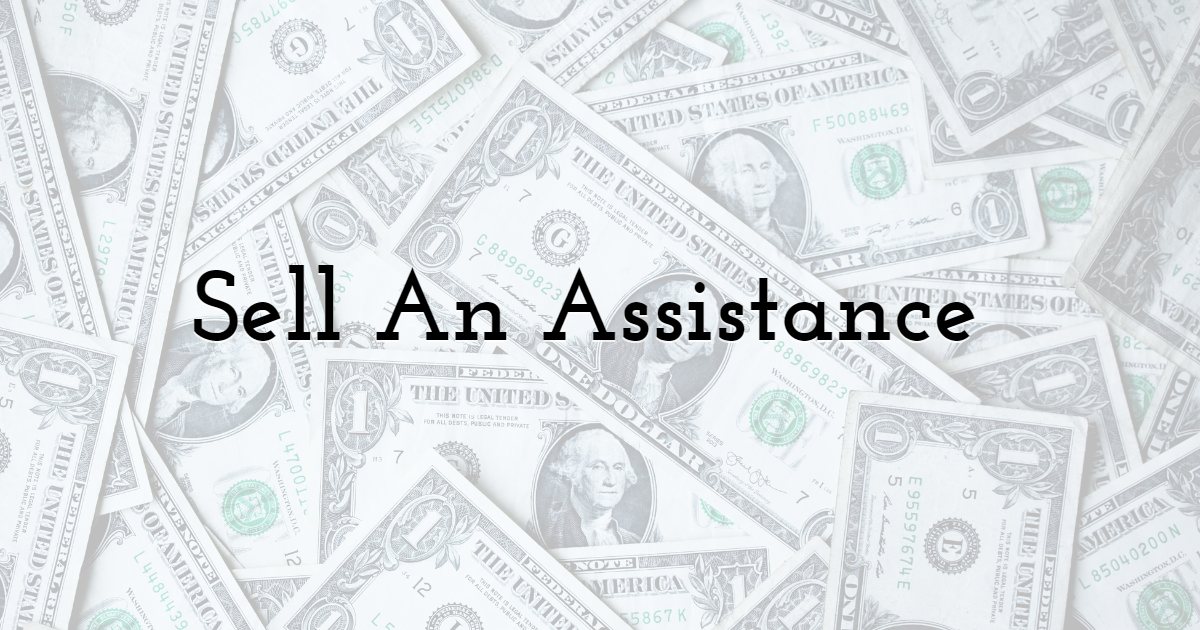 Sell An Assistance 