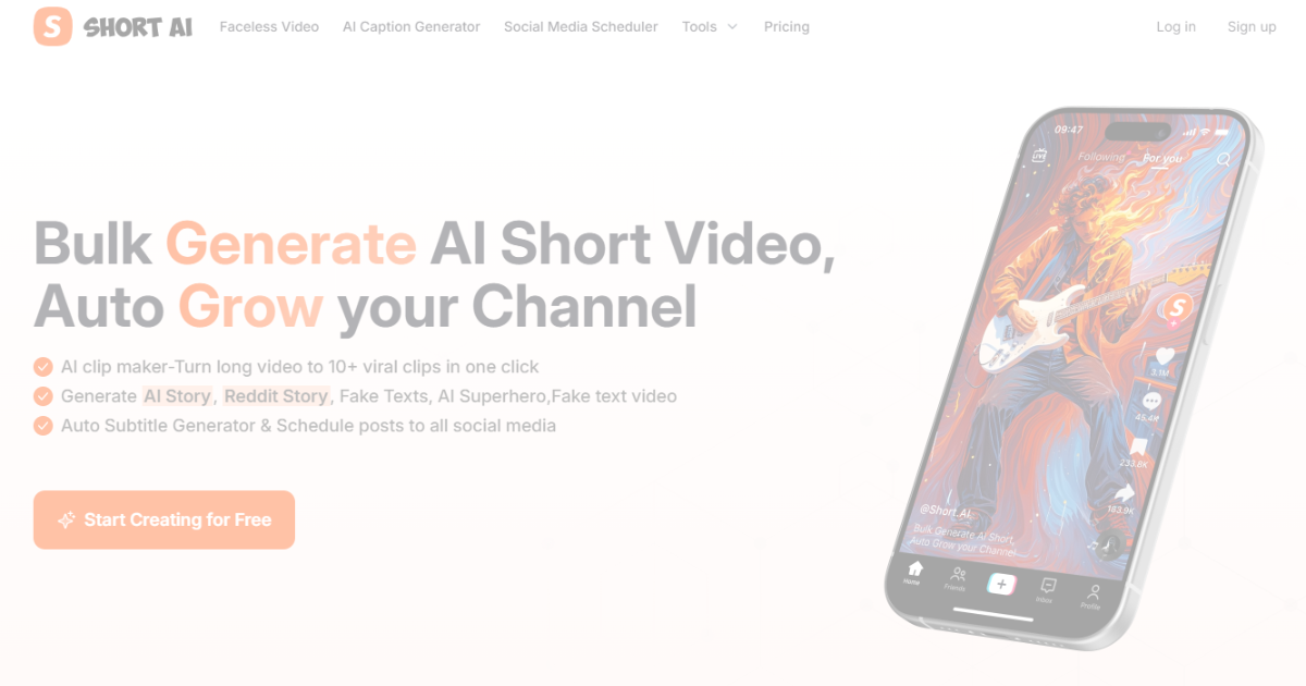 Short.ai: The Best AI Caption Generator for Short Links