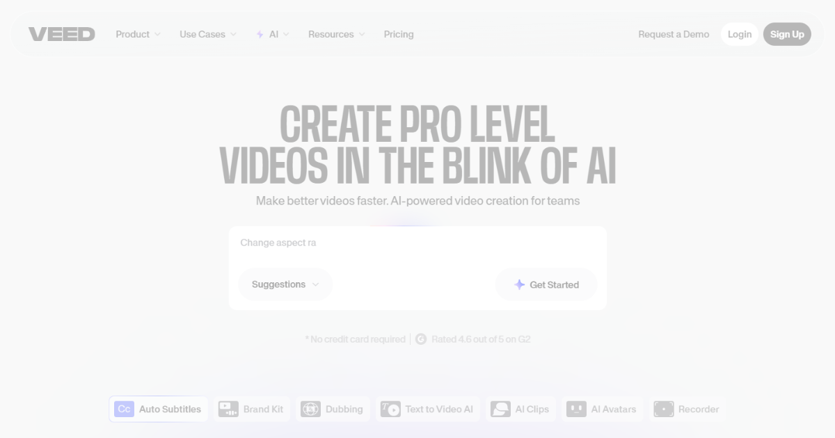 Veed: Edit and Caption Videos with Ease Using AI
