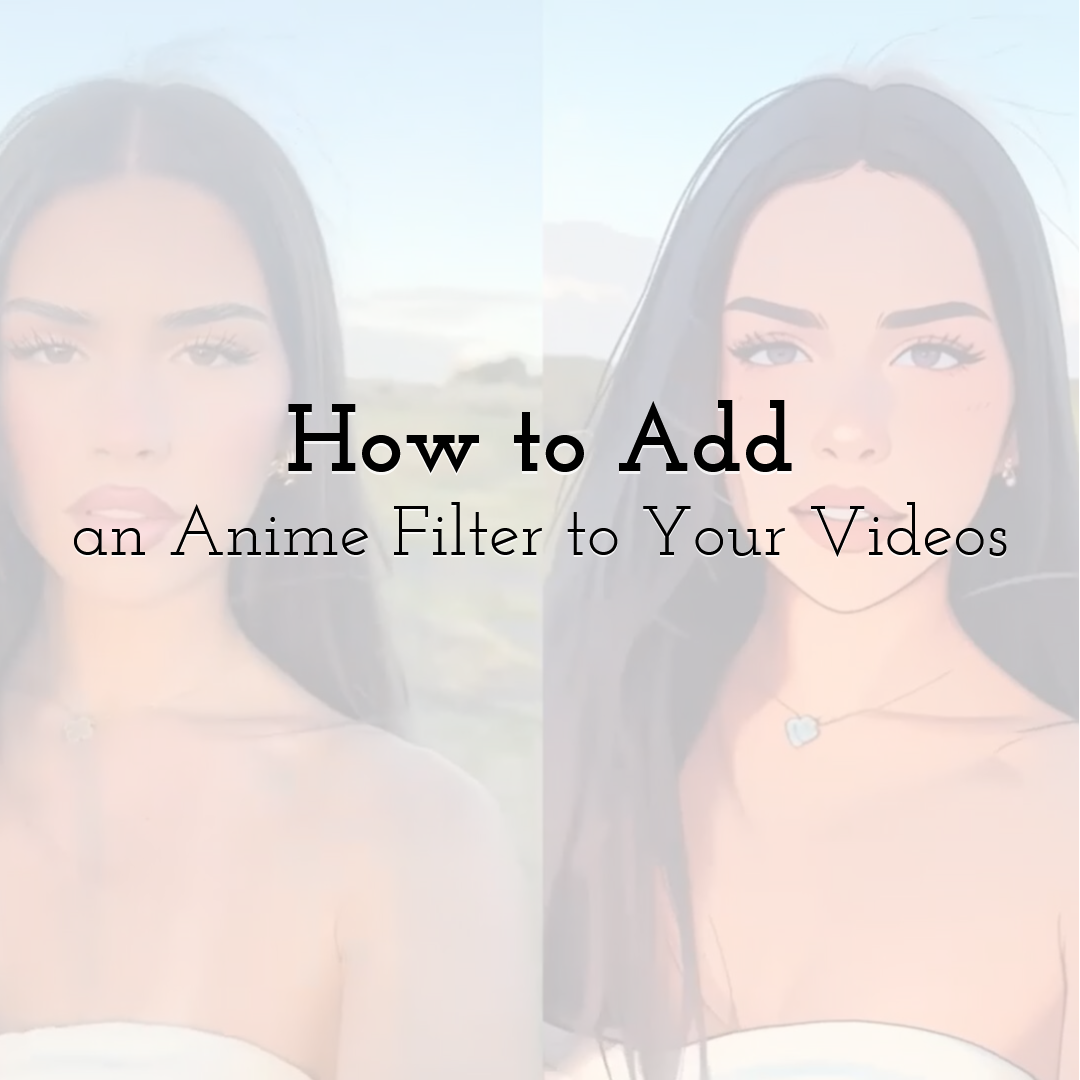 How to Add an Anime Filter to Your Videos