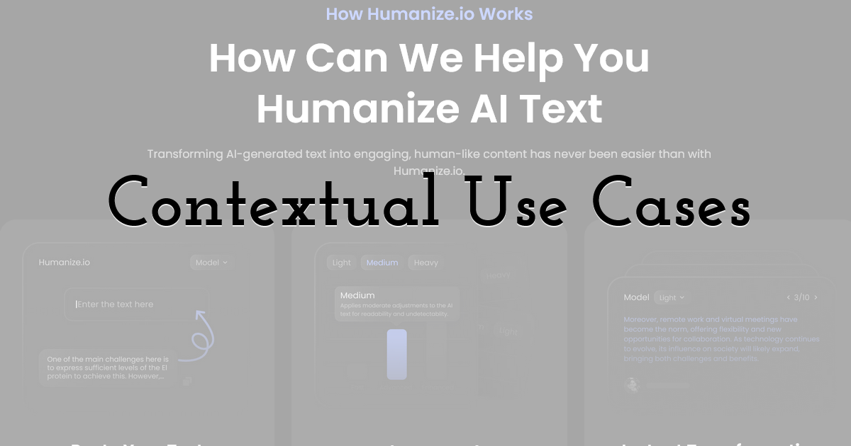 Contextual Use Cases