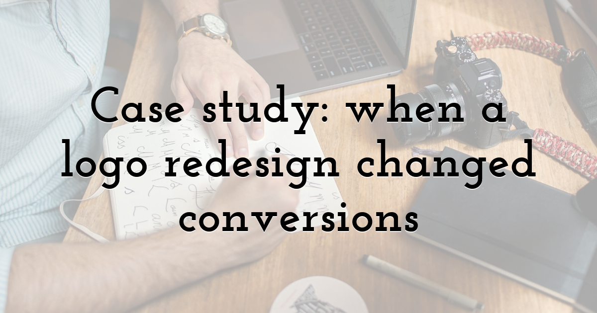 Case study: when a logo redesign changed conversions