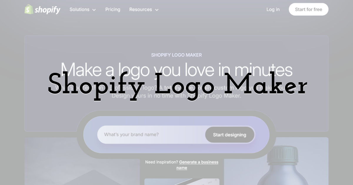 Shopify Logo Maker
