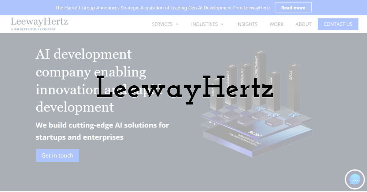 LeewayHertz – Strategic AI Leadership with Enterprise Scale