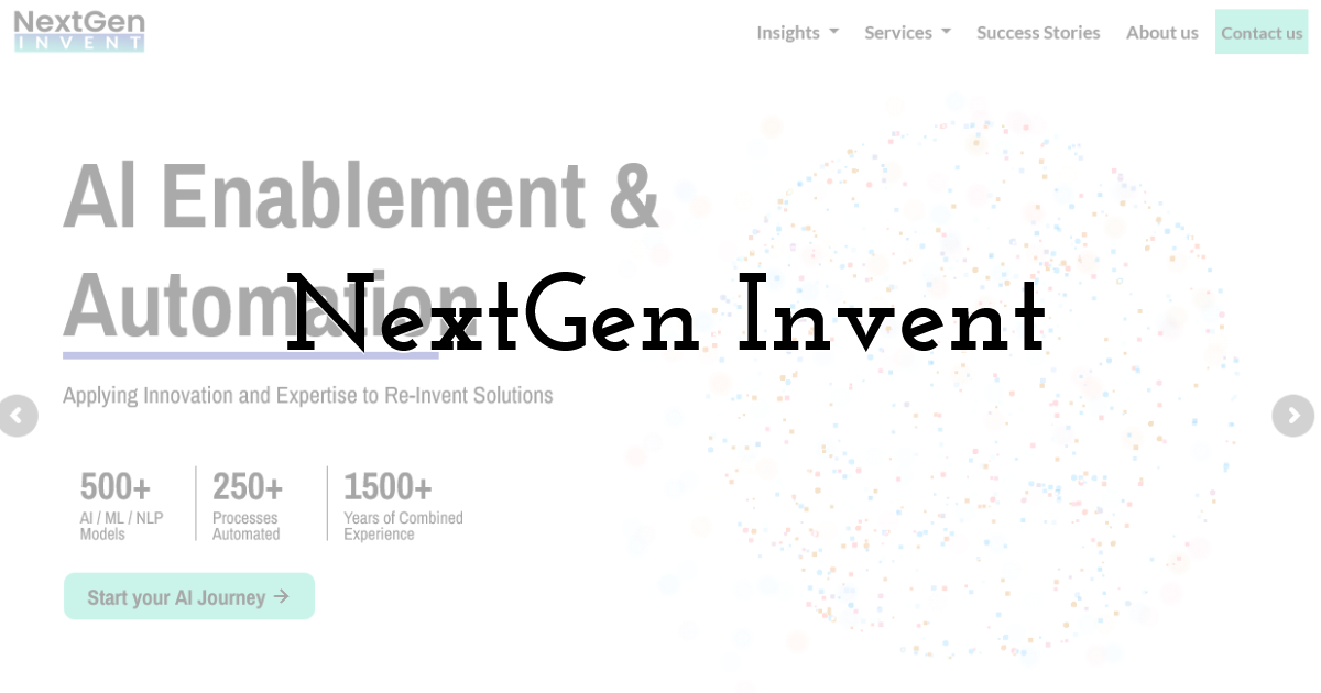 NextGen Invent – Healthcare AI Specialists with Deep Domain Expertise