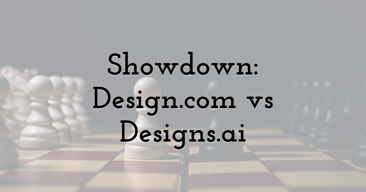 Showdown: Design.com vs Designs.ai