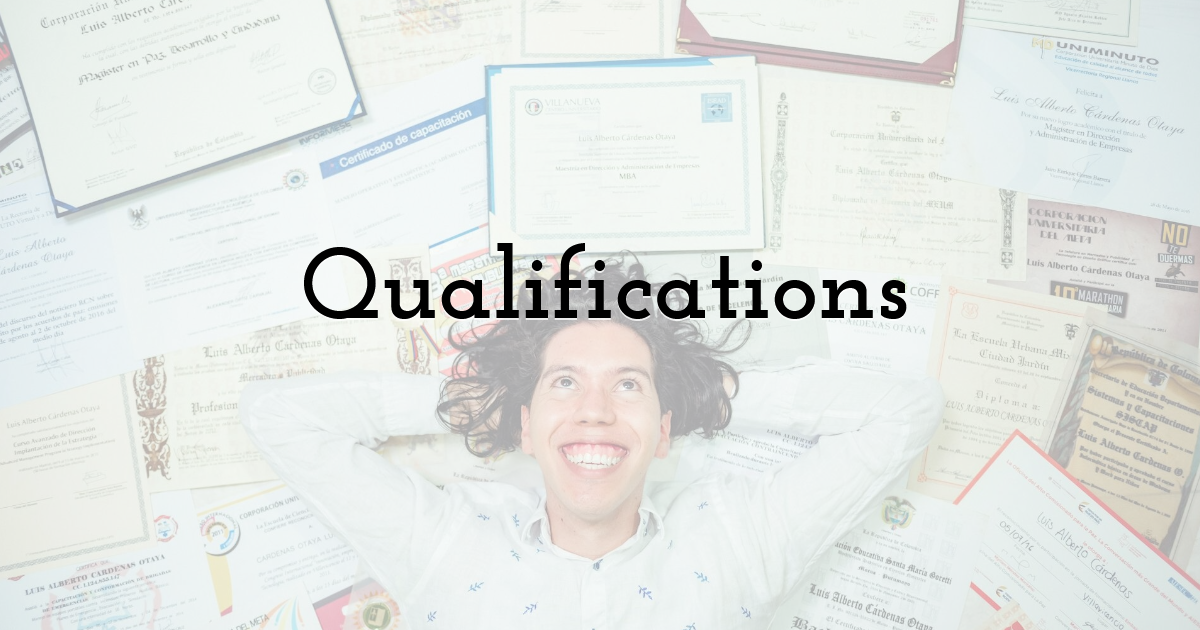 Qualifications