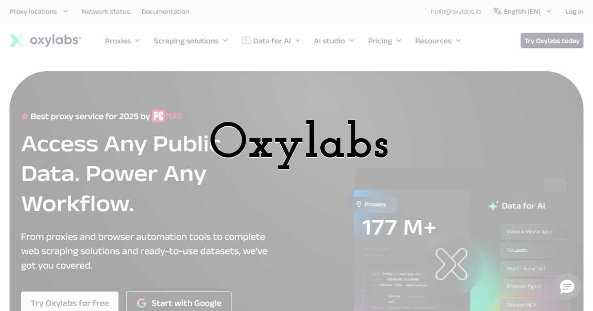 Oxylabs (Proxy-Focused)