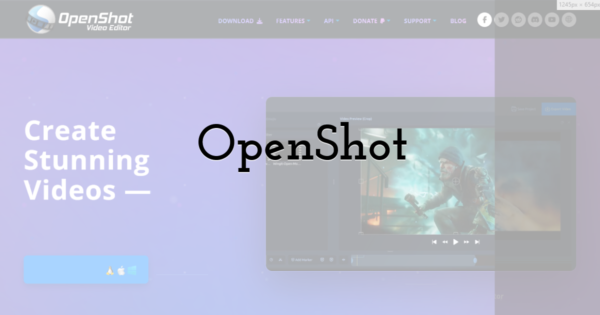 OpenShot – Beginner-Friendly with Creative Potential