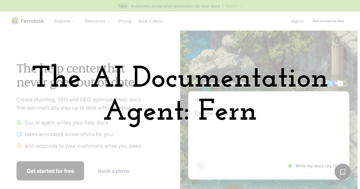 The AI Documentation Agent: Fern