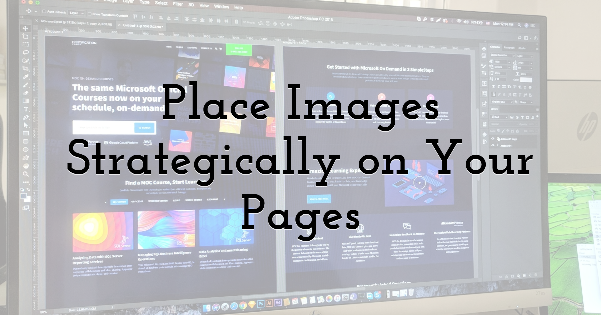 Place Images Strategically on Your Pages