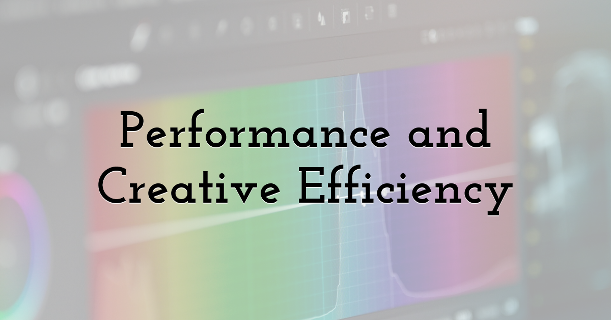 Performance and Creative Efficiency