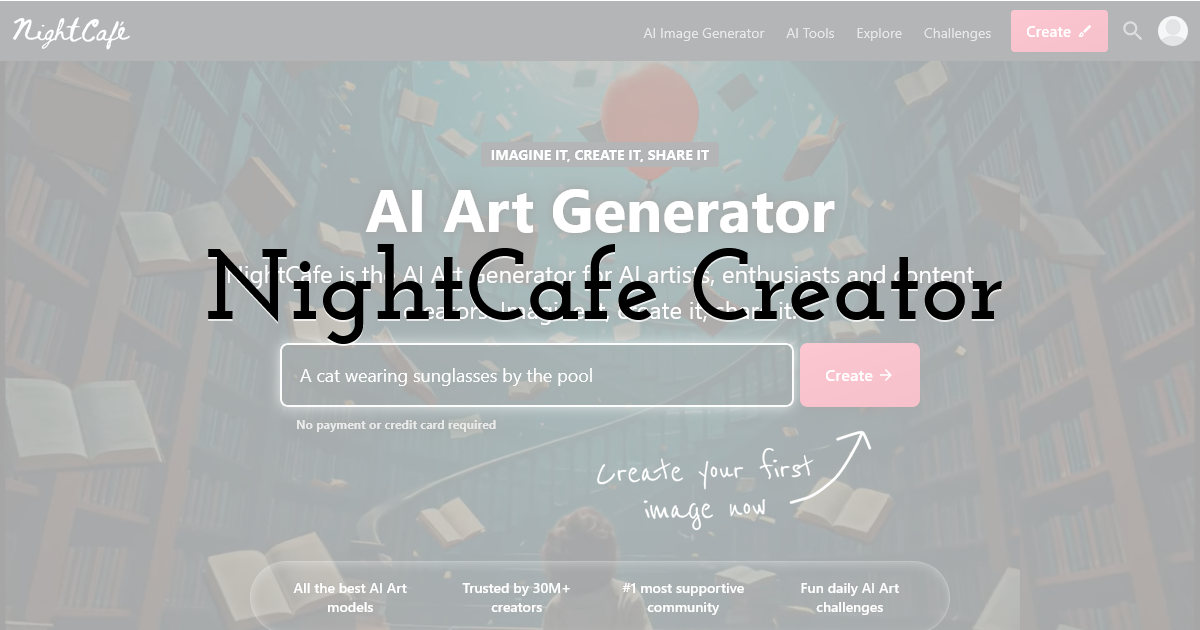 NightCafe Creator: community playground with credit-friendly pricing