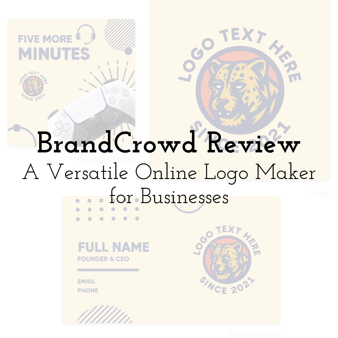BrandCrowd Review: A Versatile Online Logo Maker for Businesses
