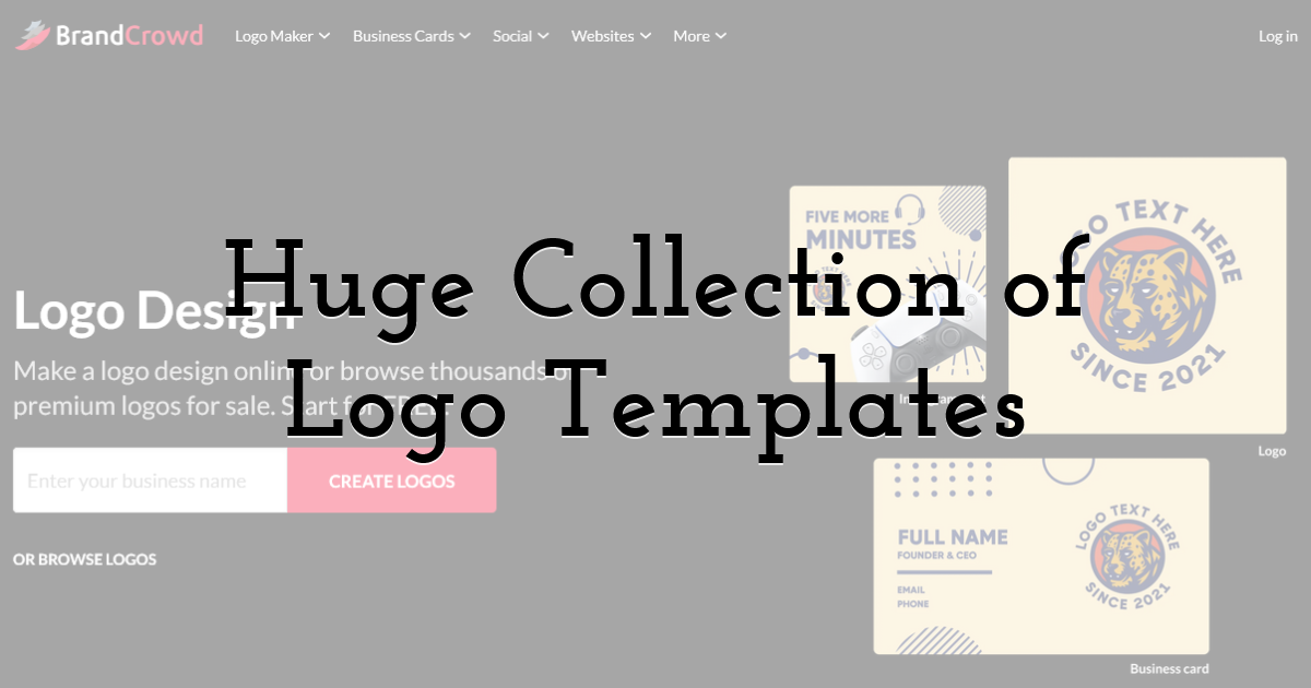 Huge Collection of Logo Templates