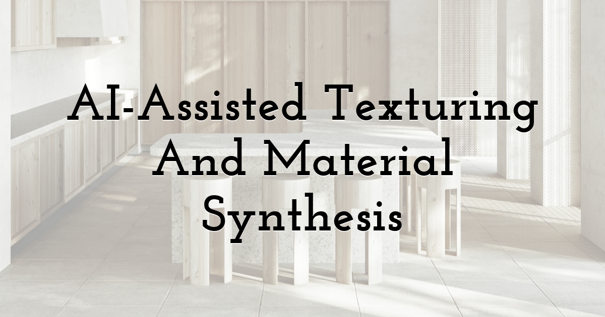 AI-Assisted Texturing And Material Synthesis