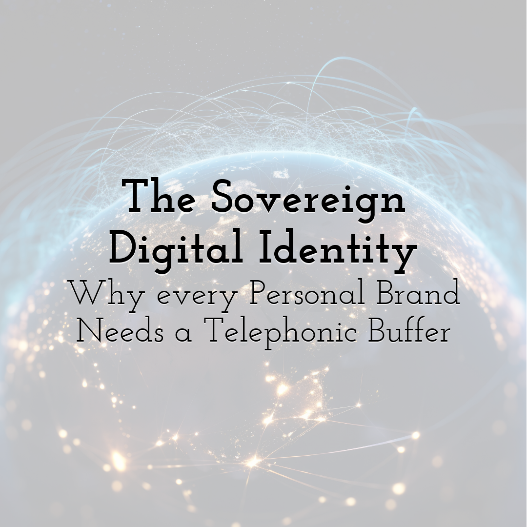 The Sovereign Digital Identity: Why every Personal Brand Needs a Telephonic Buffer
