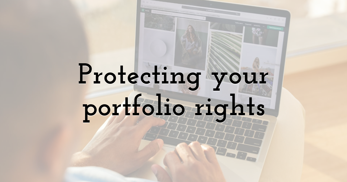 Protecting your portfolio rights