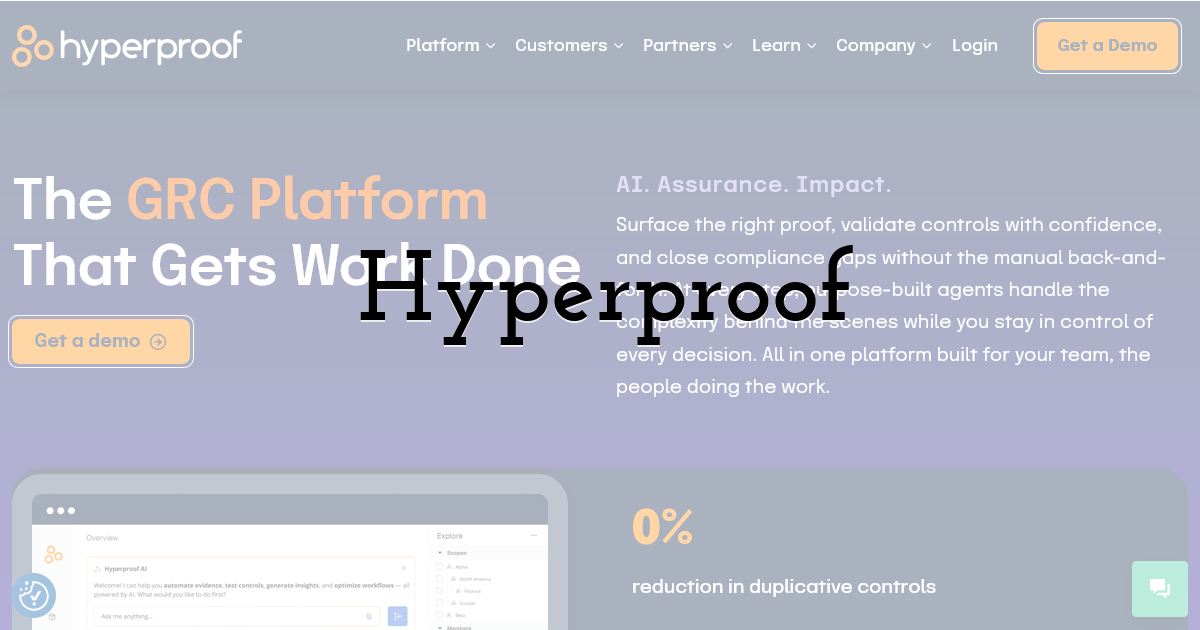 Hyperproof - A Continuous Compliance Operations Platform