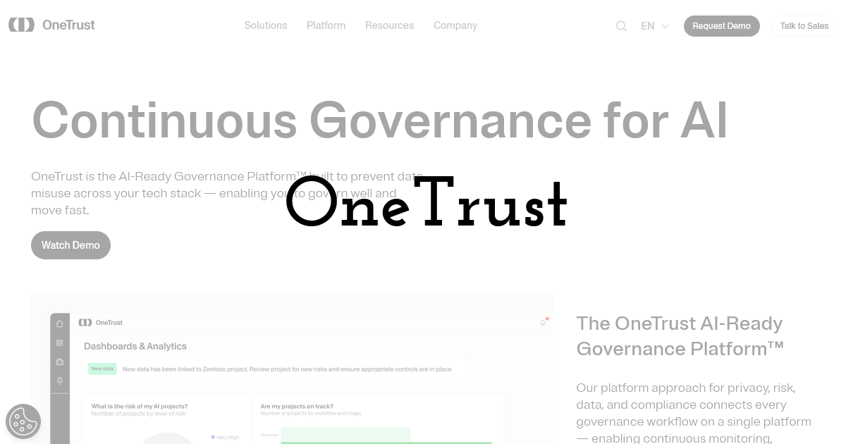 OneTrust - Broader Governance, Privacy, And Data Safety