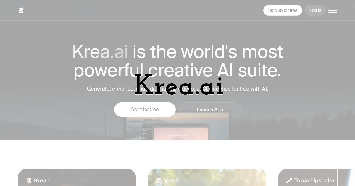 Krea.ai: Real-Time Creative Engine