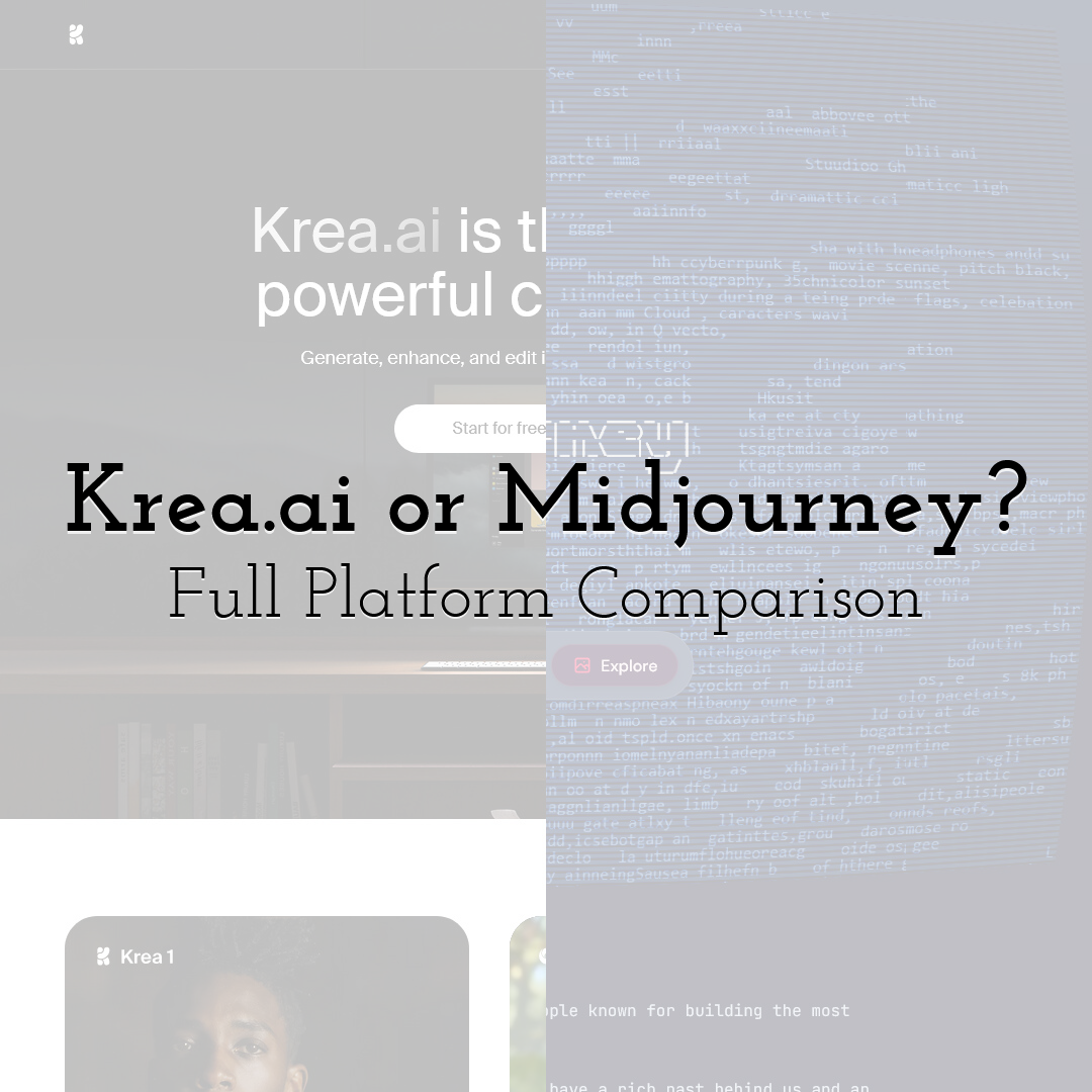 Krea.ai or Midjourney? Full Platform Comparison