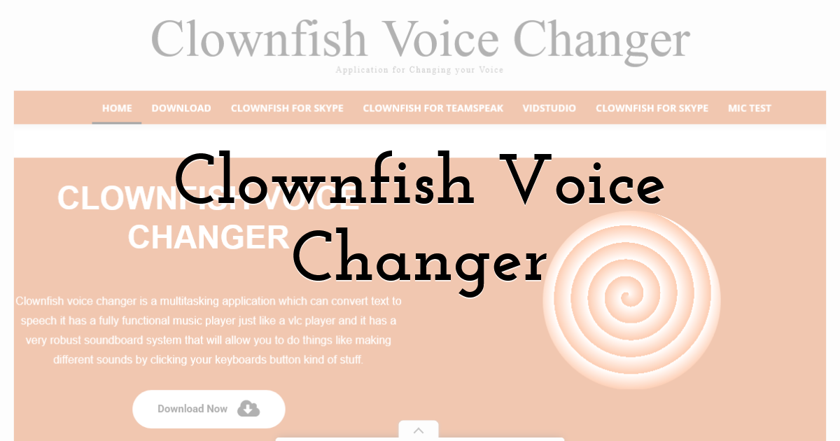Clownfish Voice Changer