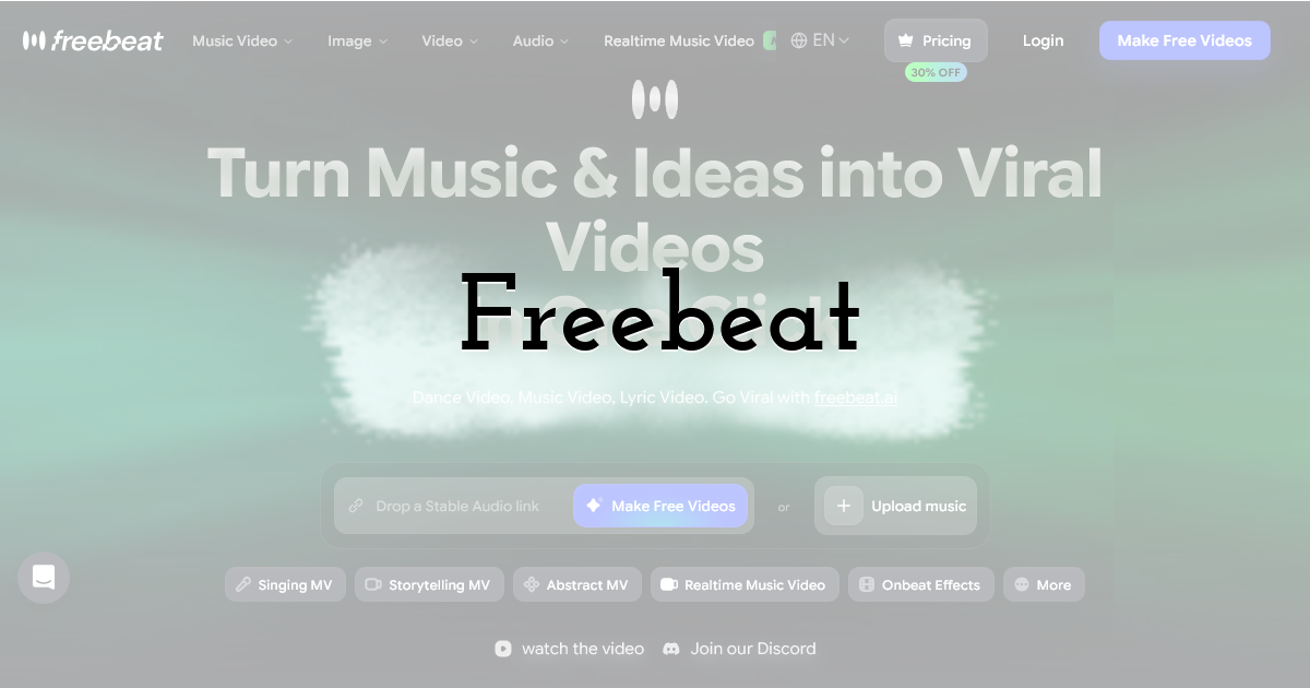 Freebeat: Best AI Music Video Generator for Full-Length Music to Video Workflows