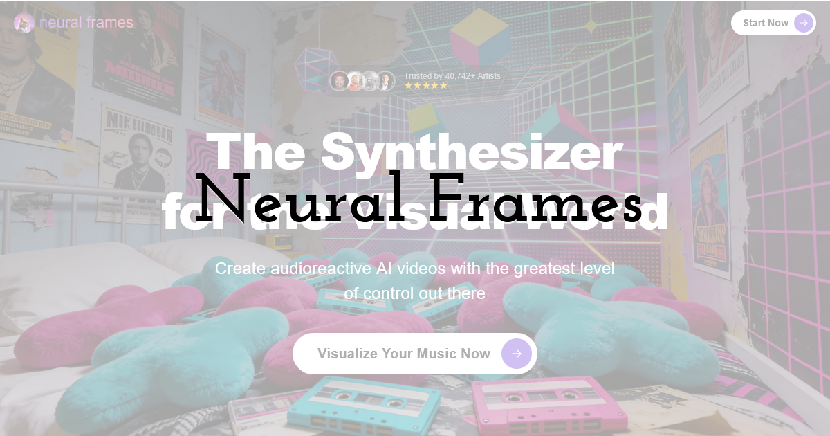 Neural Frames: Best AI Music Visual Tool for Abstract Control