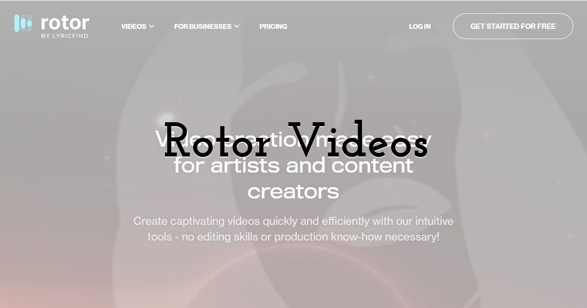 Rotor Videos: Best Simple Music Video Maker for Quick Promo Clips