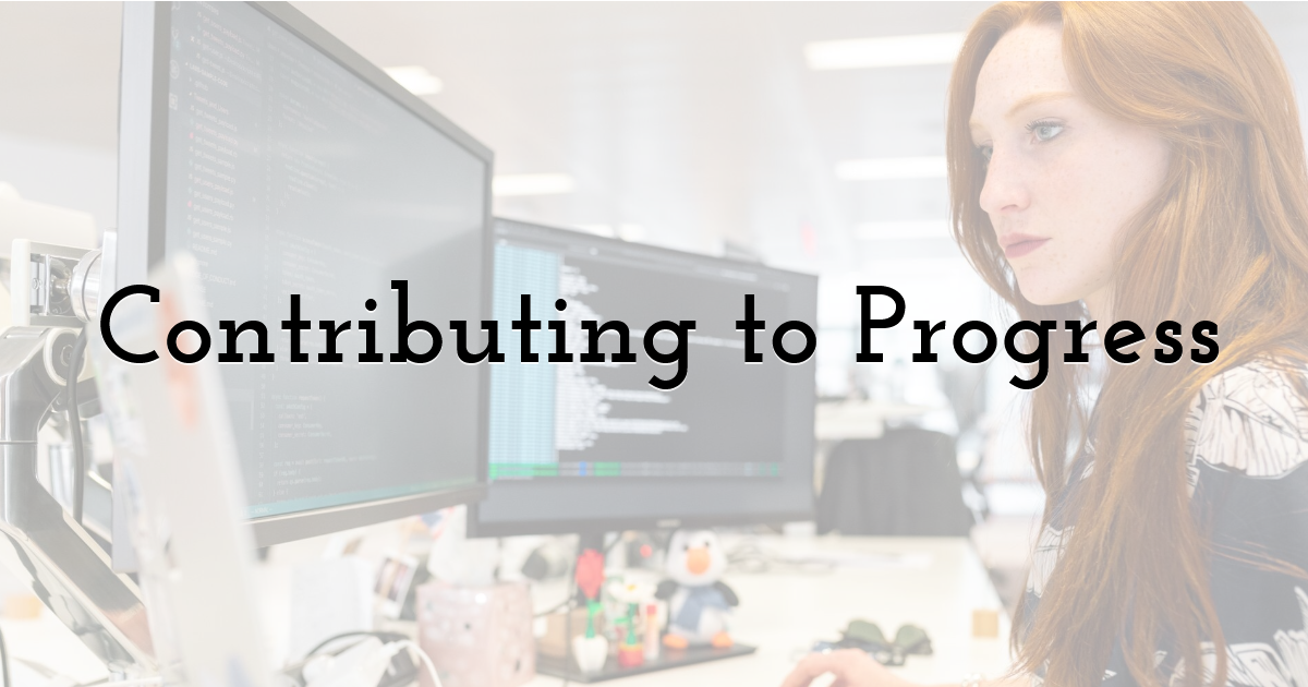 Contributing to Progress