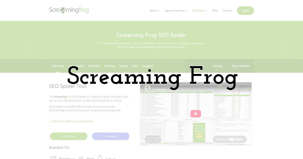 Screaming Frog
