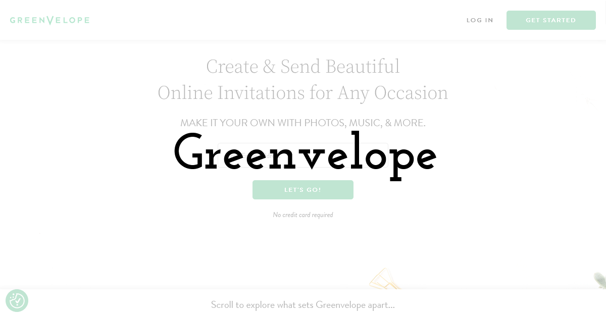 Greenvelope for Polished Invitations and Guest Management