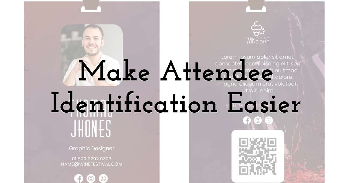 Make Attendee Identification Easier