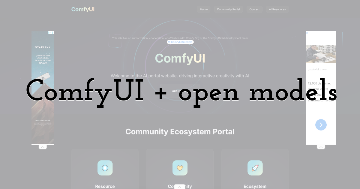 ComfyUI + open models: best for local and unrestricted control