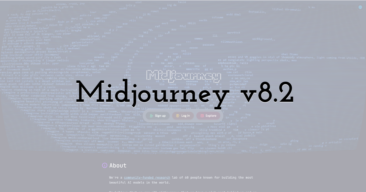 Midjourney v8.2: best raw visual quality