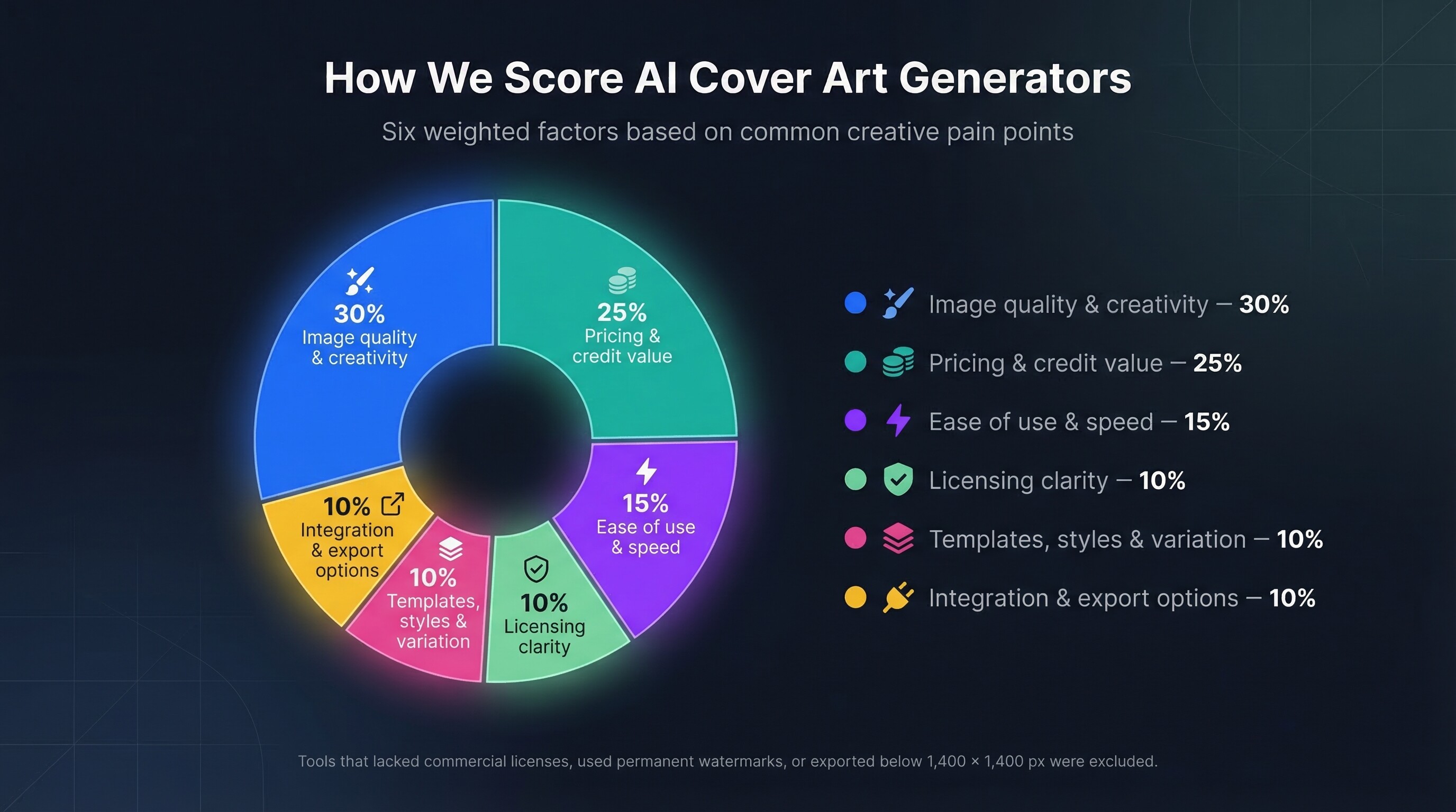 How we ranked every AI cover art generator