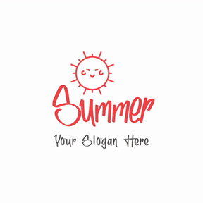 Summer logo design template - #Logo #simple