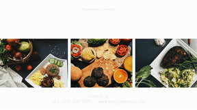 Photo Collage Custom Design for Restaurant - Social Media Post