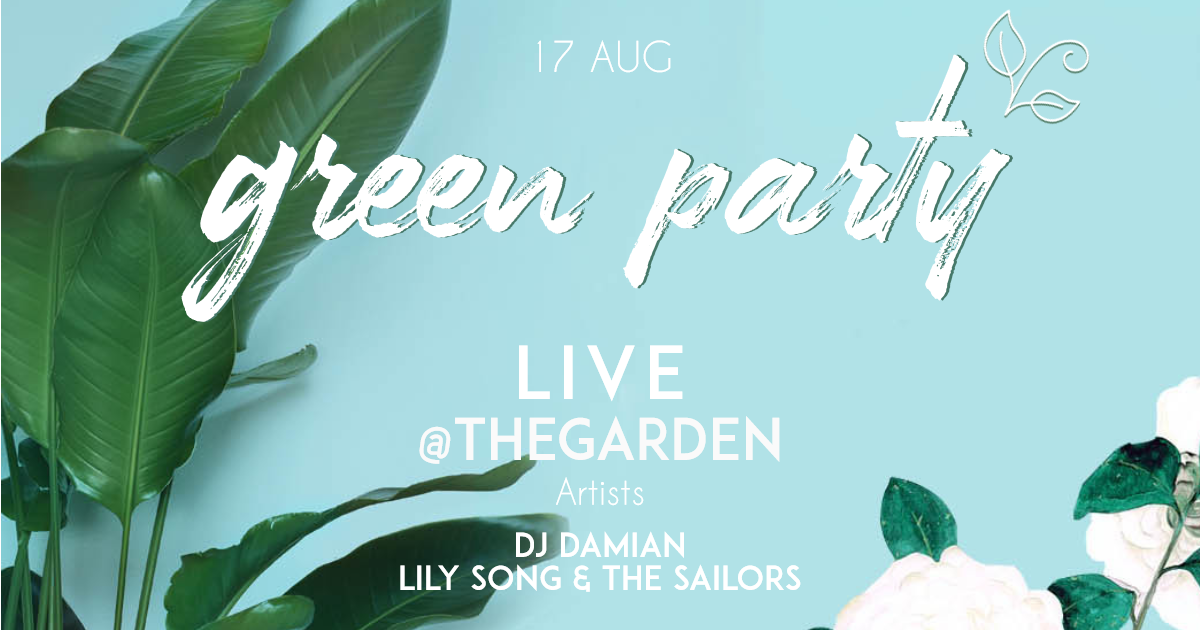 green party #summer #party Design  Template 