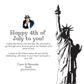 Anniversary design template - 4th of July superman message #4thofjuly #happyforthofjuly #independenceday #independence #day #america #anniversary