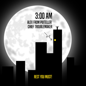 Me and PixTeller Template Startup #qoute #funny #poster