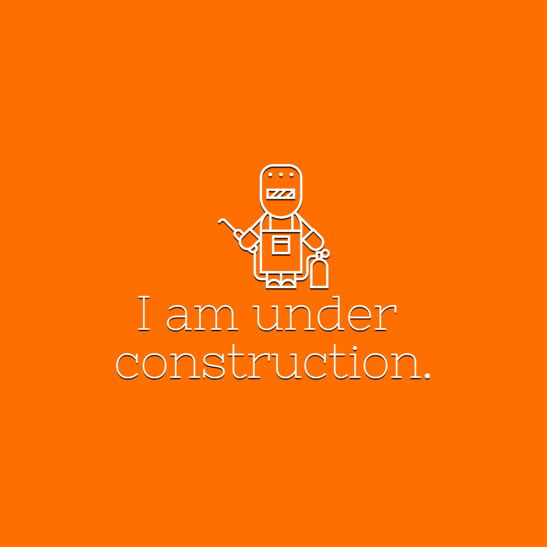 I am under construction #Quote Design  Template 